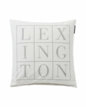 Logo Kissenbezug weiß Lexington Company