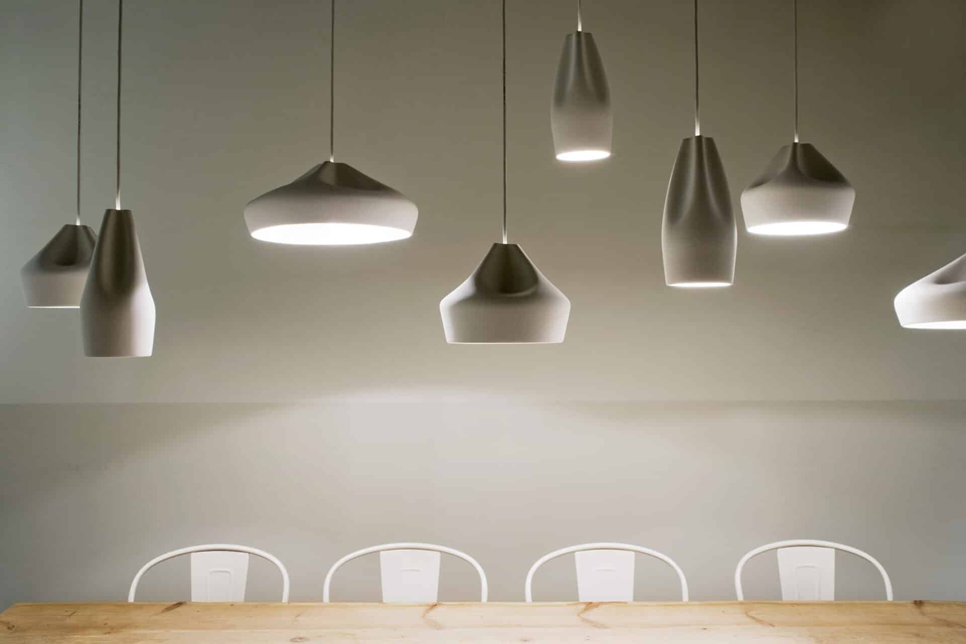 Freudenreich Interior Design | Pleat Box 36 LED Pendelleuchte weiß/weiß
