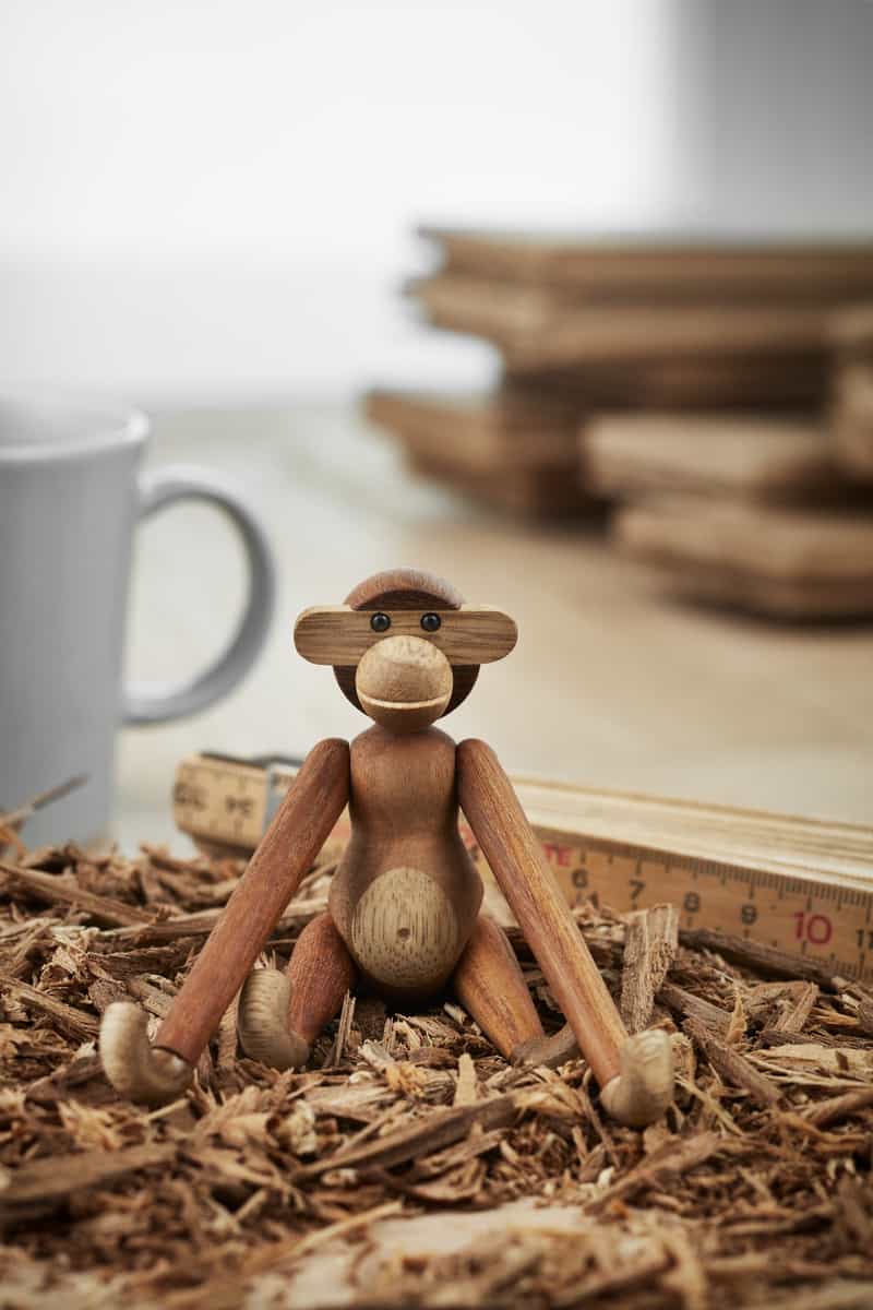 Holz Affe klein von Kay Bojesen