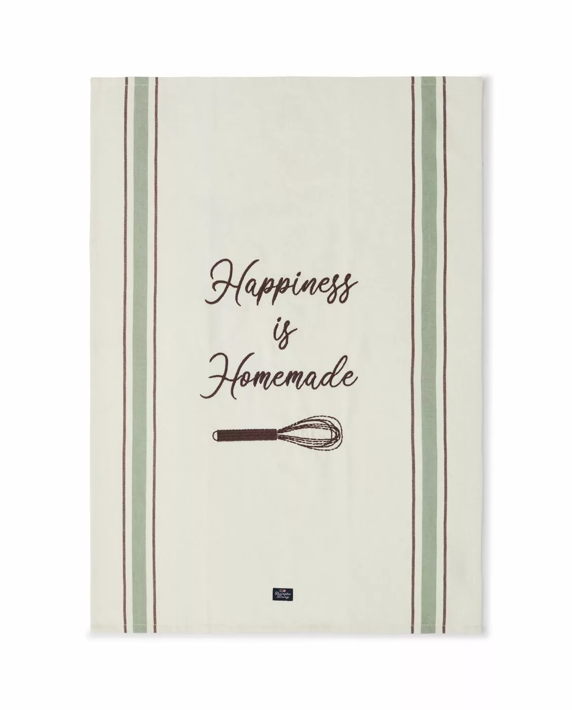Happiness Embroidered Original Cotton Kitchen Towel, 50 x 70 cm