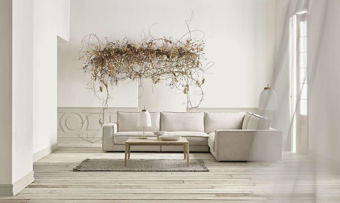 Freudenreich Interior Design | Modulsofa Noor in warm white
