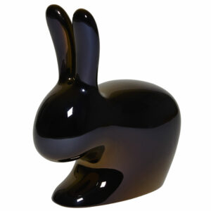 Freudenreich Interior Design | Rabbit Chair Baby metal finish black pearl