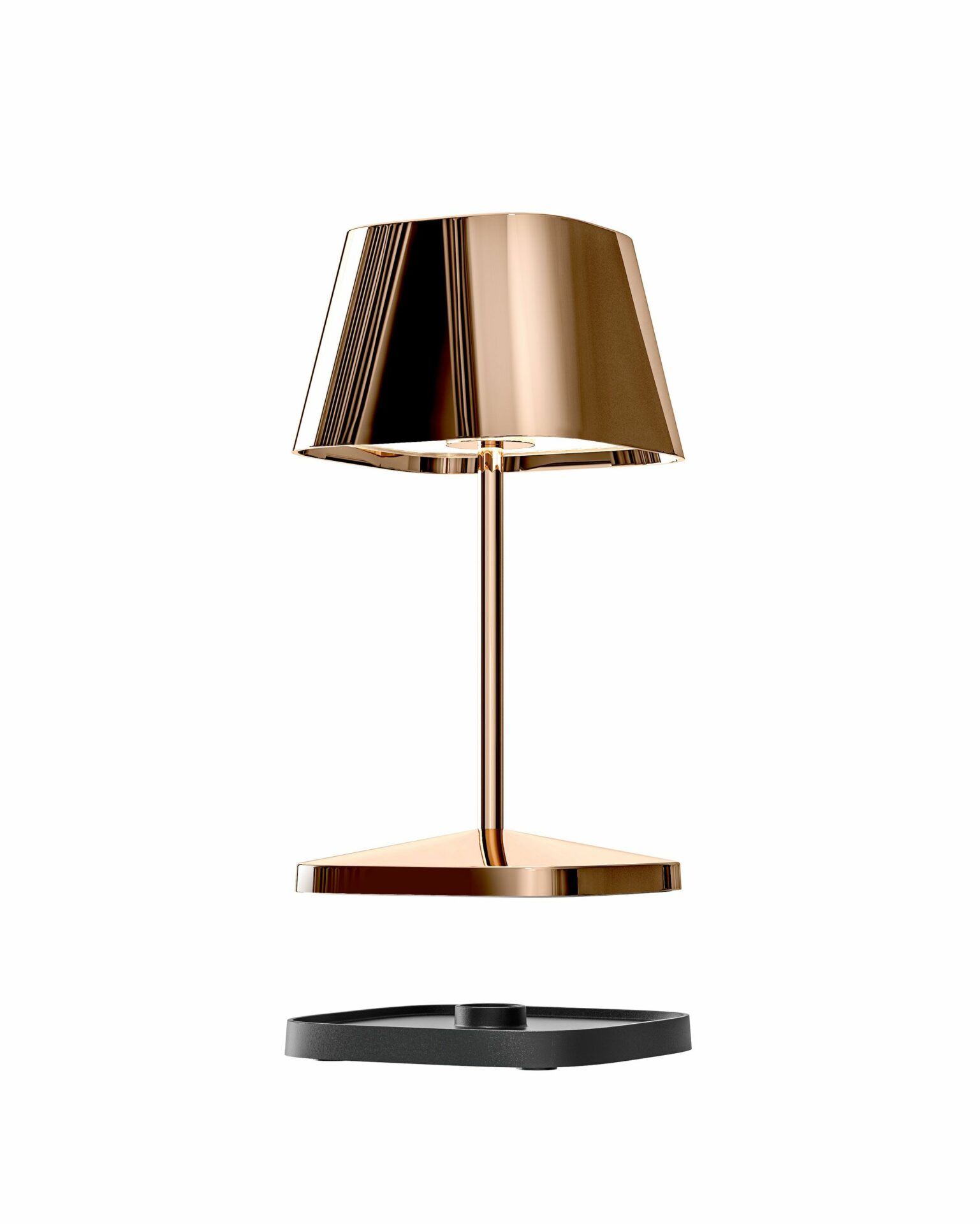 Freudenreich Interior Design | Dimmbare Tischleuchte Neapel rosegold