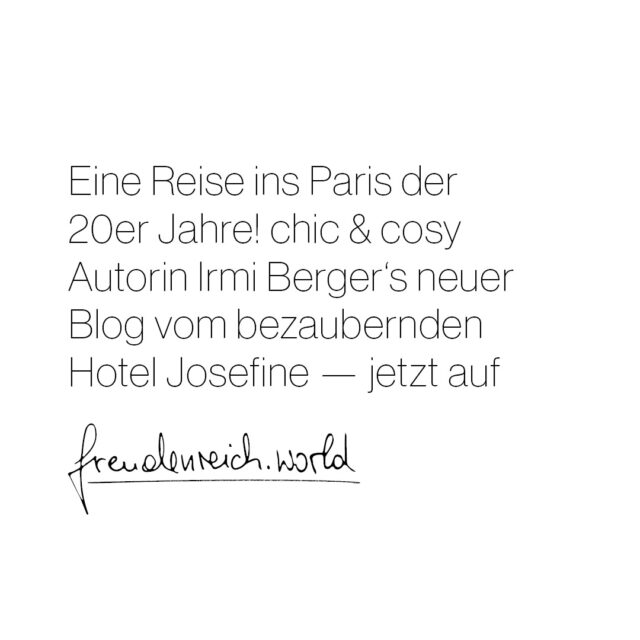 Freudenreich Interior Design | Blog Irmi Berger Hotel Josefine
