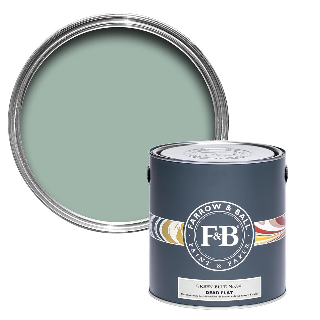 Freudenreich Interior Design | farrow&ball Dead Flat No.84 Green Blue 2,5L