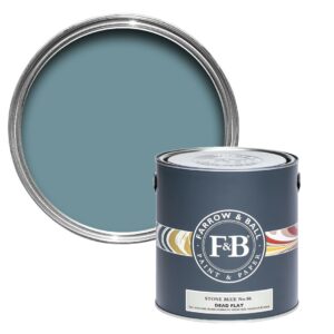 Freudenreich Interior Design | farrow&ball Dead Flat No.86 Stone Blue 2,5L