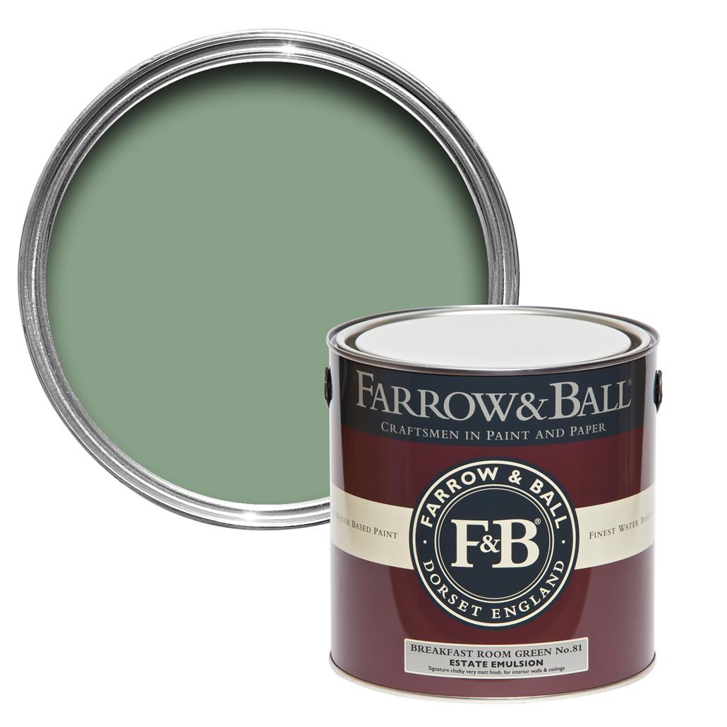 Freudenreich Interior Design | farrow&ball Estate Emulsion No.81 Breakfast Room Green 2,5L