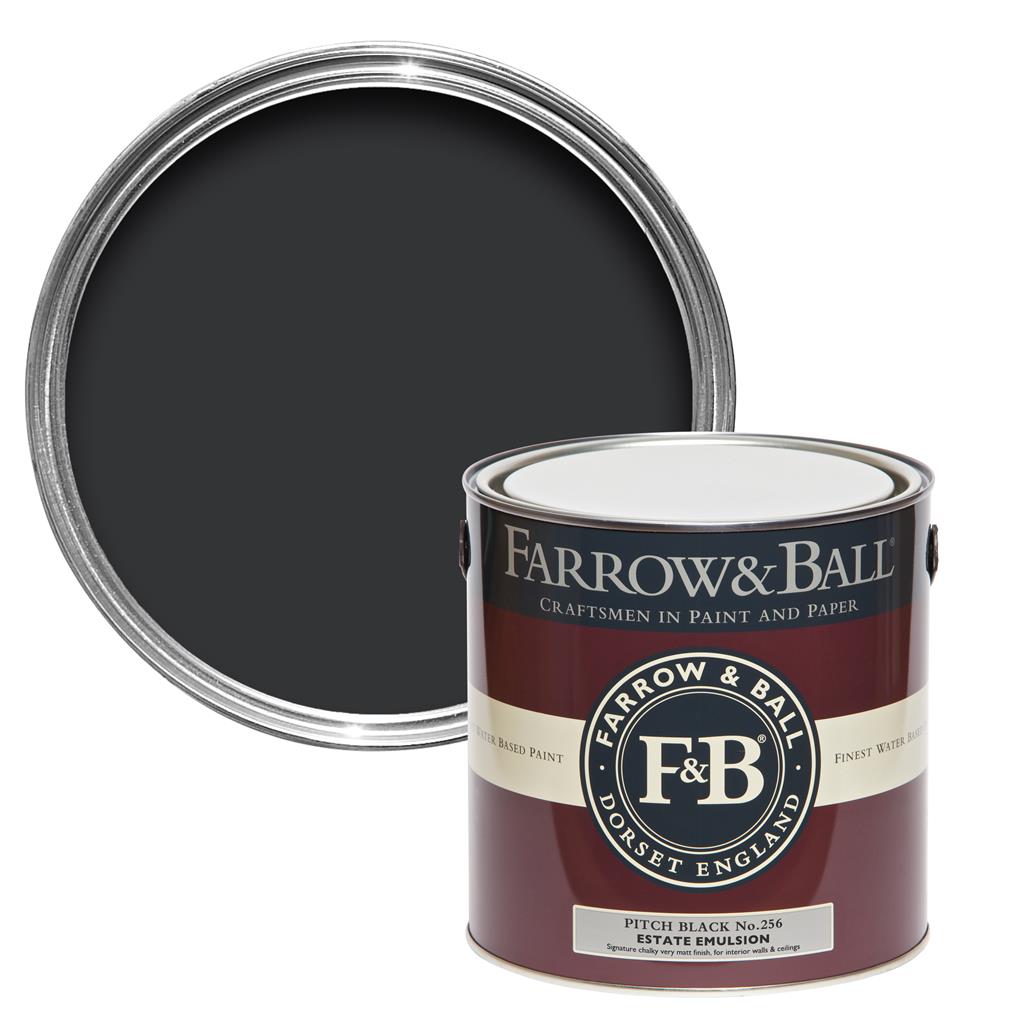 Freudenreich Interior Design | farrow&ball Estate Emulsion No.256 Pitch Black 2,5L