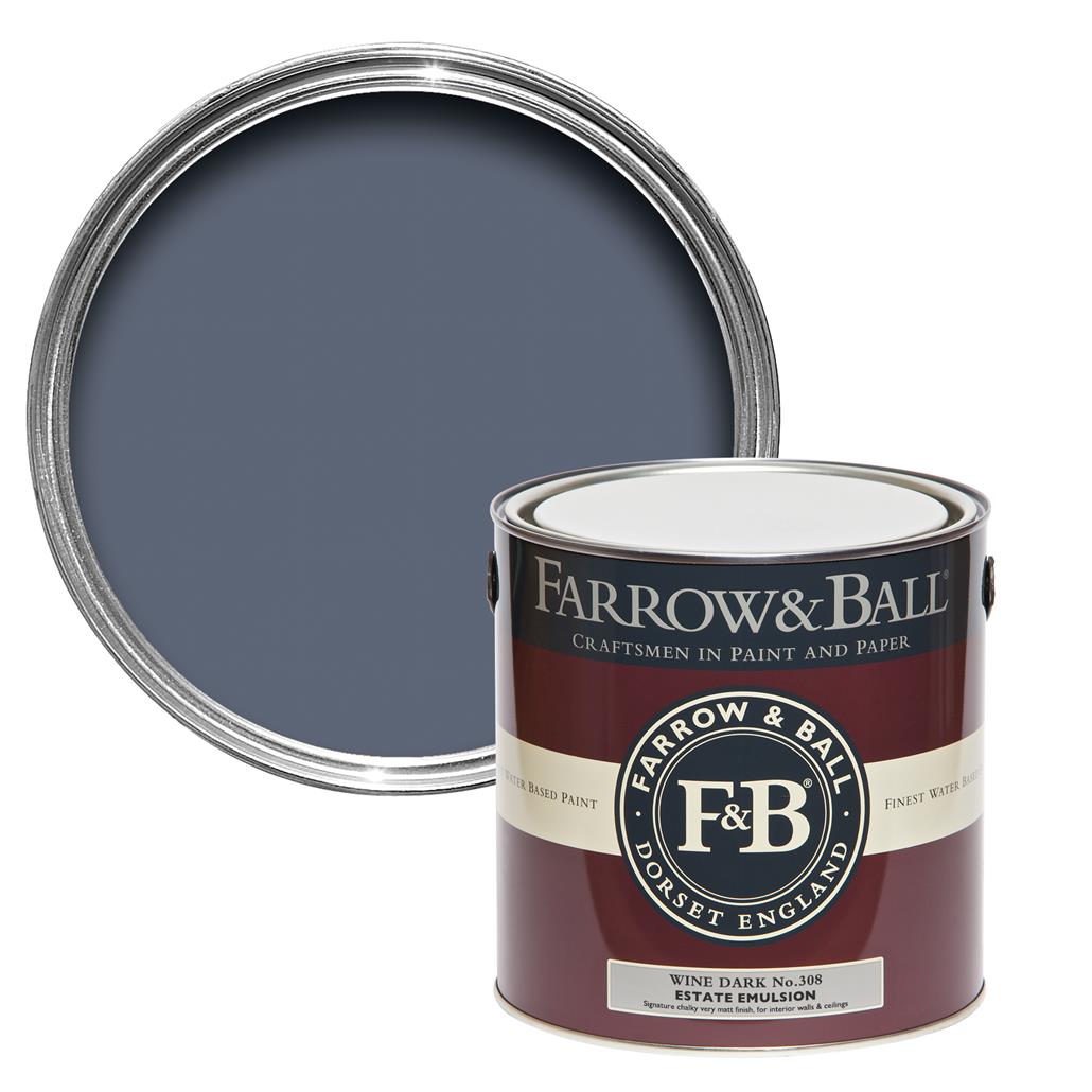 Freudenreich Interior Design | farrow&ball Estate Emulsion No.308 Wine Dark 2,5L