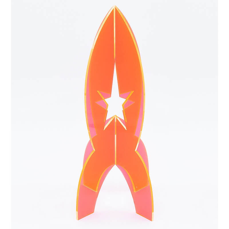 Freudenreich Interior Design | Dekofigur Orange Rocket