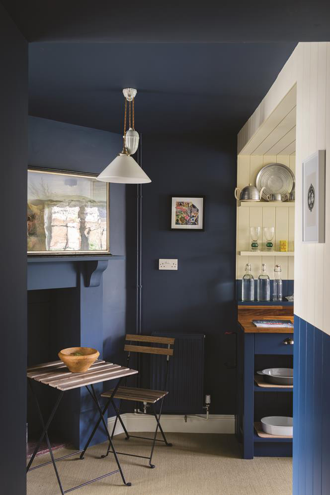 Freudenreich Interior Design | Farrow & Ball Stiffkey Blue No. 281