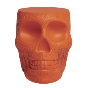 Freudenreich Interior Design | Mexico Stool and Side Table in terracotta