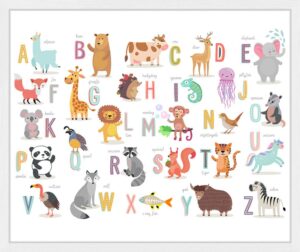 Freudenreich Interior Design | Digitaldruck The Animal Alphabet