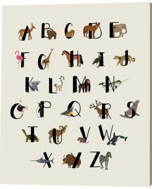 Freudenreich Interior Design | Digitaldruck Animal Alphabet