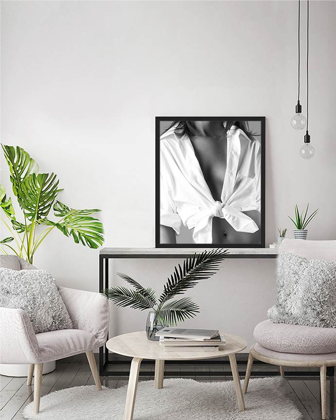 Freudenreich Interior Design | Digitaldruck White Shirt