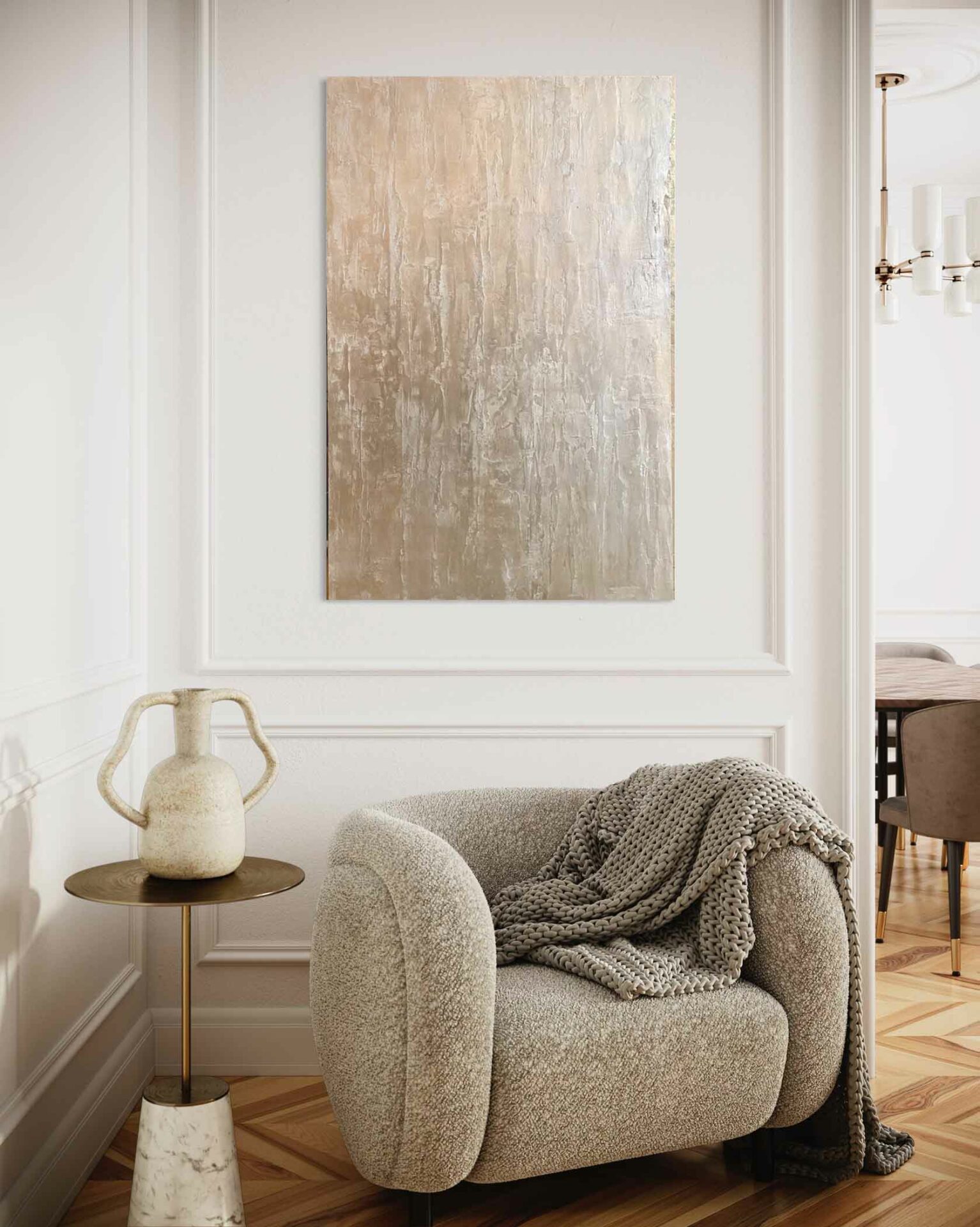 Freudenreich Interior Design | Lineae Champagne Metallic