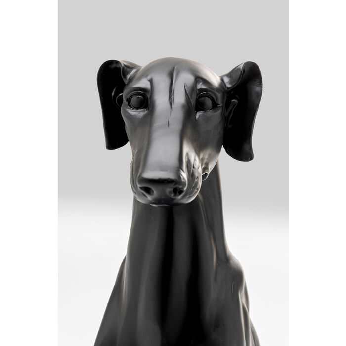 Freudenreich Interior Design | Dekofigur Greyhound Bruno schwarz matt 80 cm
