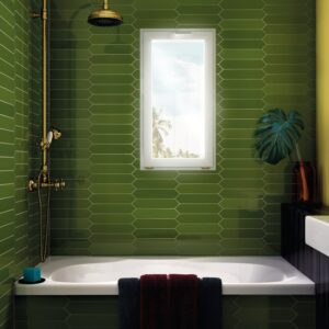 Freudenreich Interior Design | Fliesen Equipe Green Kelp