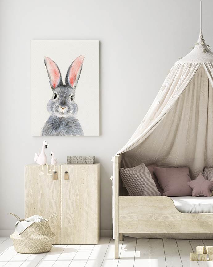Freudenreich Interior Design | Watercolor Rabbit