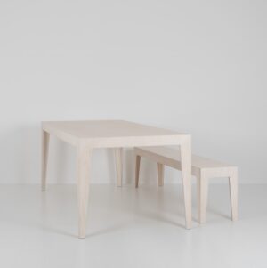Freudenreich Interior Design | Tisch MARTA 200 cm mit Sitzbank HILDE