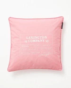 Freudenreich Interior Design | Kissenbezug mit logo pink
