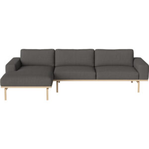 Freudenreich Interior Design | 3,5-Sitzer Sofa Elton mit Chaiselongue links dark brown