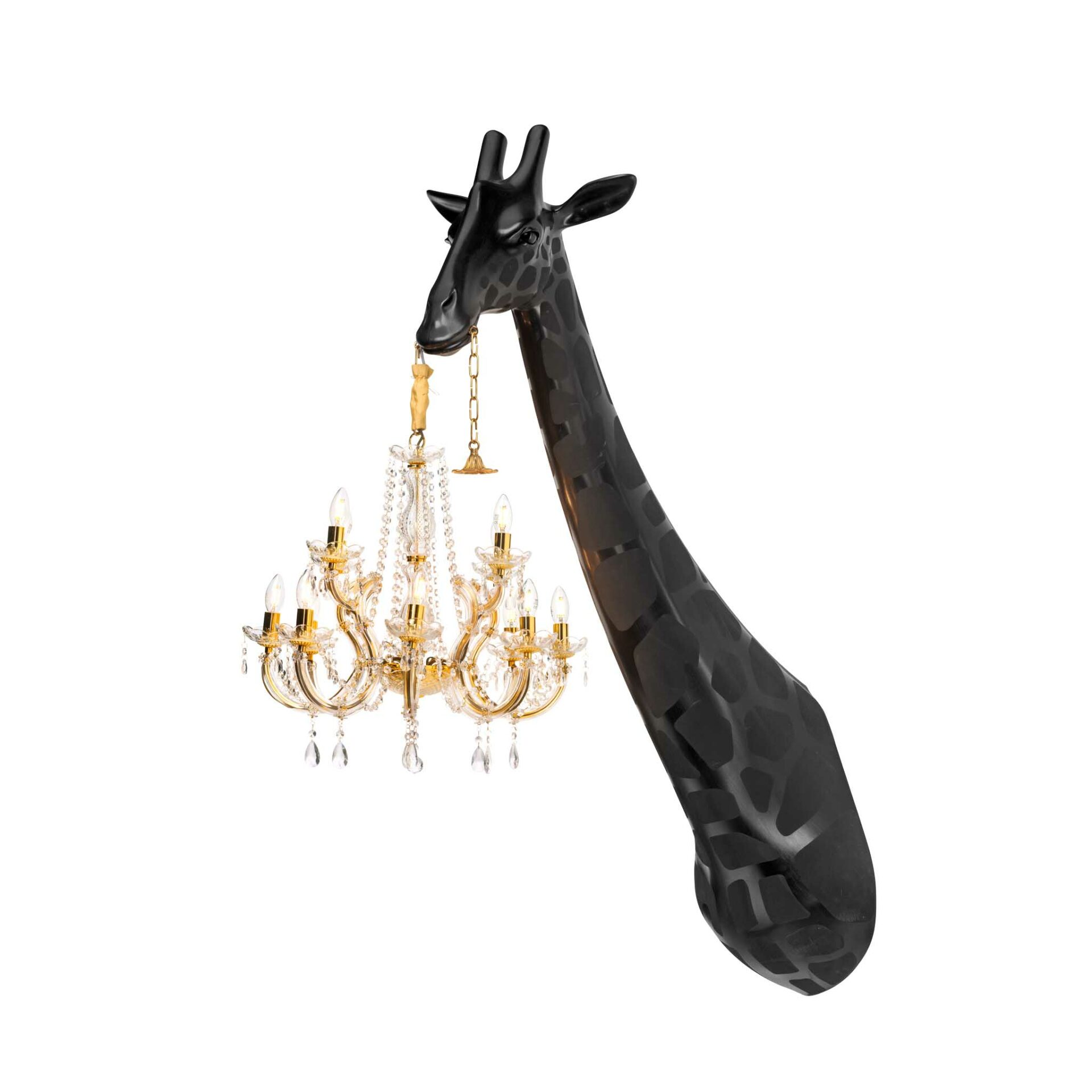 Freudenreich Interior Design | Giraffe in Love Wall Lamp schwarz