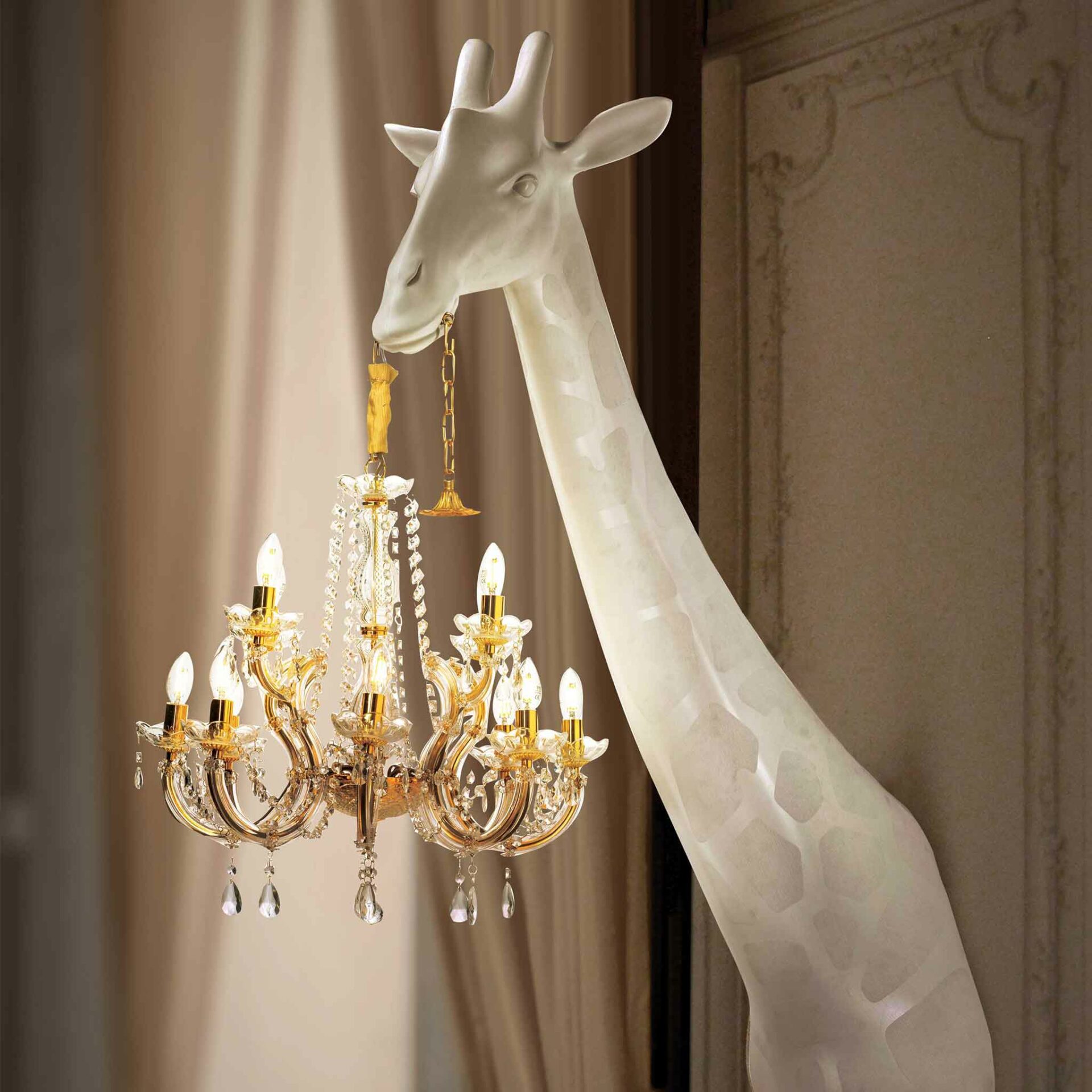 Freudenreich Interior Design | Giraffe in Love Wall Lamp weiß