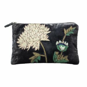 Freudenreich Interior Design | Anke Drechsel Samt Pouch grau