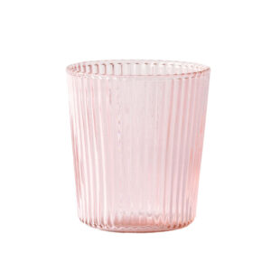 Freudenreich Interior Design | Wasserglas Ribbed Elegance Pink