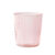 Ribbed Elegance Wasserglas Pink