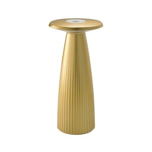 Freudenreich Interior Design | Akku-Tischleuchte und Vase Nuflair gold