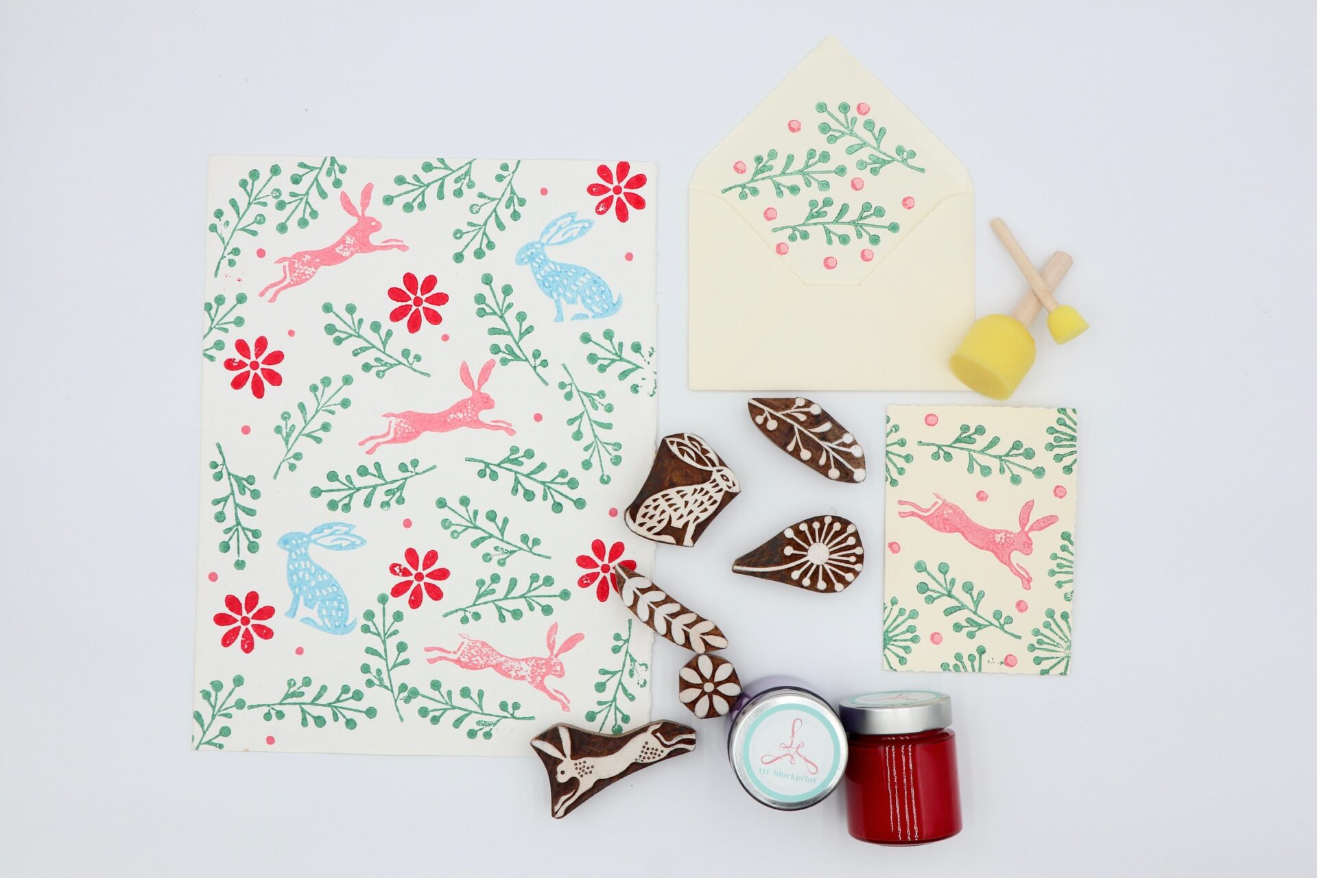 Freudenreich Interior Design | DIY Blockprinting Set Hase