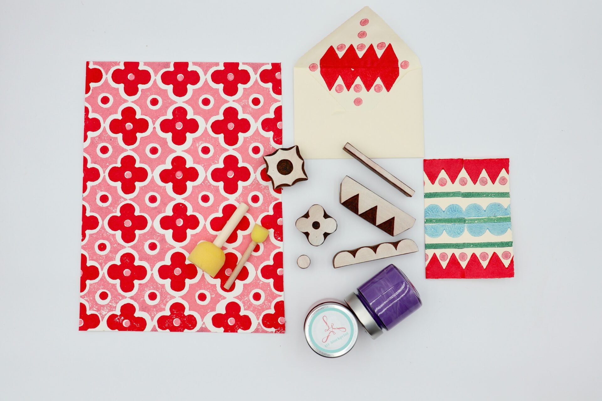 Freudenreich Interior Design | DIY Blockprinting Set Ornament