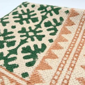 Freudenreich Interior Design | Teppich Schneeflocke grün