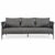 Outdoor 3-Sitzer Sofa Jacinta anthrazit