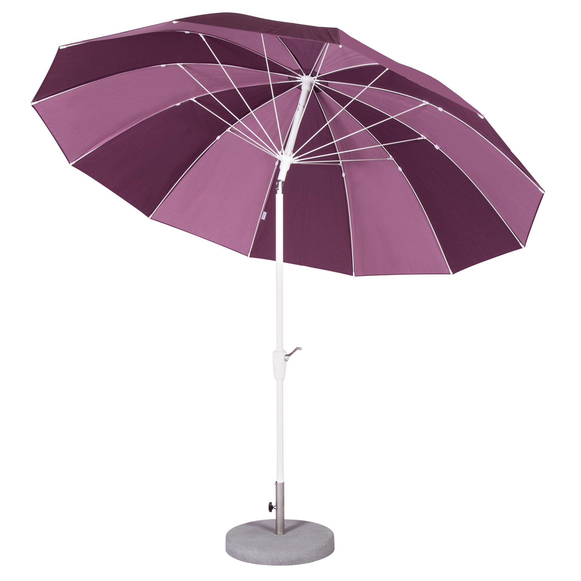 Freudenreich Interior Design | Pagodenschirm mixed malve aubergine von Weishäupl