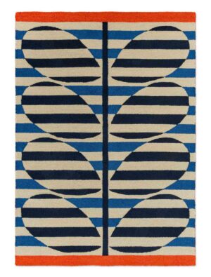Freudenreich Interior Design | Teppich Stripy Stem azure von Orly Kylie