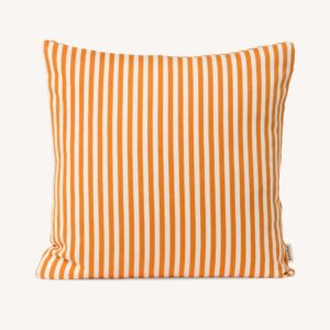 Freudenreich Interior Design | Kissenbezug Bea Rand 50x50 orange
