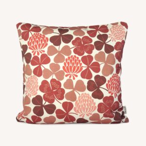 Freudenreich Interior Design | Kissenbezug Lyckoklöver 50x50 rot & pink