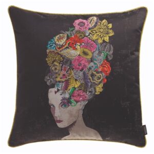 Iris Midnight Kissen by Olaf Hajek