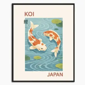 Digitaldruck Koi Japan