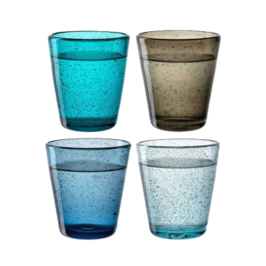 Glasserie BURANO 4er-Set kalt