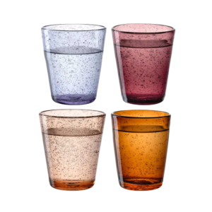 Glasserie BURANO 4er-Set warm