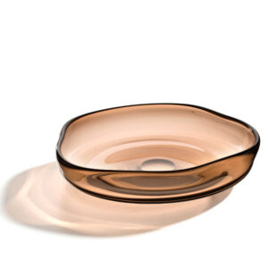 Glasschale Bowl Hazel braun