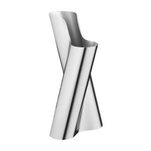 Georg Jensen LITUUS Designvase aus poliertem Edelstahl von Anne Boysen
